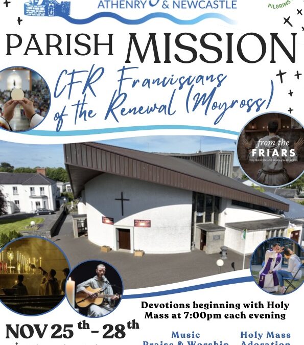 Parish Mission – 25th Nov – 28th Nov